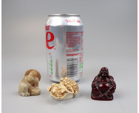 3 Netsuke&nbsp;style figures