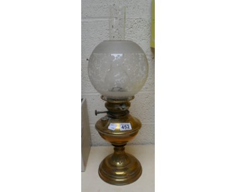 Oil lamp - Approx H: 57cm 