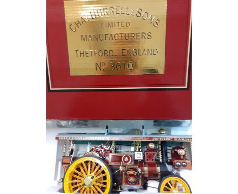 A William V Burrel Scenic Showman's engine, 1:24 scale model, in original box by Midsummer ModelsLocation: RWB 