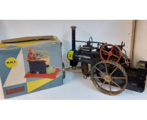 A Mamod engine and a boxed MM2 Mamod Stationary steam engineLocation: RWM 