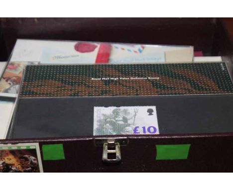 BOX OF FIRST DAY COVERS, PRESENTATION PACKS ETC.