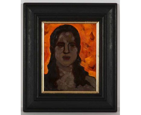 * JAMIE O'DEA,
PORTRAIT OF A WOMAN
oil on canvas
25.5cm x 20cm
Framed