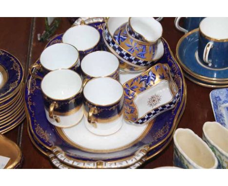 GROUP OF COALPORT AND MINTON COFFEE CHINA
and a small group of trinket china