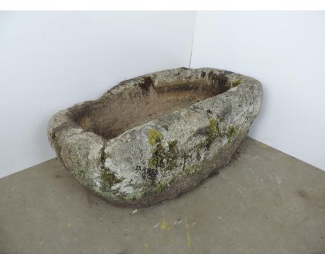 Dartmoor Granite Trough - 32x 20x 13" High 