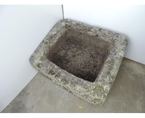 Dartmoor Granite Trough - 22x 21x 13" High 