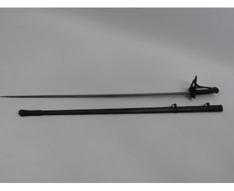 19th Century Continental Sword with Scabbard 