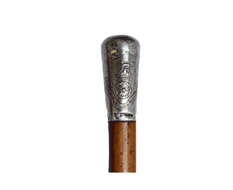 AN EARLY 20TH CENTURY REGIMENTAL SWORD STICK FOR THE LOYAL REGIMENT (NORTH LANCASHIRE), 71cm tapering blade stamped Wilkinson