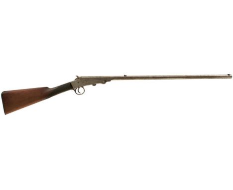A .380 OBSOLETE CALIBRE ROOK RIFLE BY TRANTER, 28inch sighted octagonal barrel with retailer's details for THE ARMY &amp; NAV
