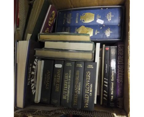Seven boxes of books relating to antiques and antique collecting, including various Christie's and Sotheby's back catalogues,