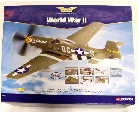 Corgi Aviation Archive AA34402 1:32 Scale P51D Mustang Old Crow (E box E-G)