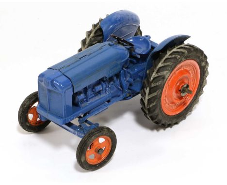Chad Valley New Fordson Major Tractor clockwork, with original receipt £1.18.3 (E-G box G-F, a little worn)