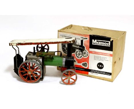 Mamod TE1 Traction Engine (G, deterioration to canopy, box G-F) 