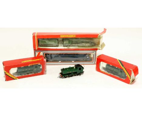 Hornby Railways OO Gauge Locomotives Flying Scotsman and GWR Pannier tanks (all G-E boxes F) together with a Lima Western Ren