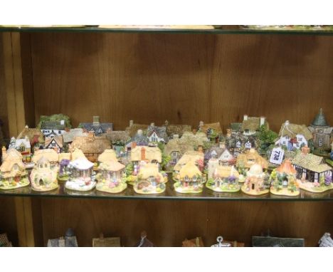 THIRTY SIX LILLIPUT LANE SCULPTURES FROM BRITISH COLLECTION, (black backstamp), to include 'The Lobster Pot', L2555, 'Lorna D