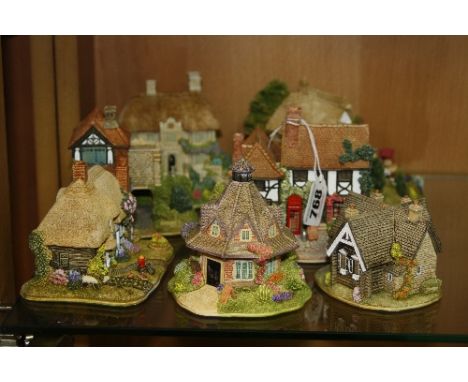 SEVEN LILLIPUT LANE SCULPTURES FOR COLLECTORS/ANNIVERSARY, etc, to include 'Ring for Service', L2921 (2006 Anniversary), 'Rol
