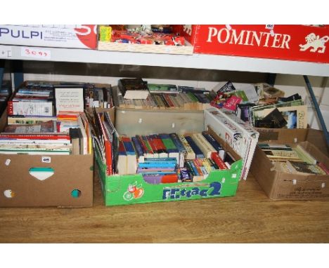 SIX BOXES OF BOOKS, including Harry Potter, and gardening interest, etc (six boxes)