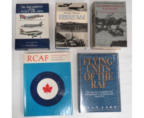 Small Selection of Royal Airforce Booksconsisting Flying Units Of The RAF by A Lake ... RCAF Squadrons And Aircraft by Kosten