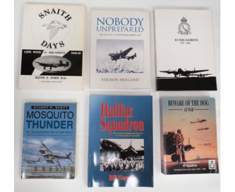 Small Selection of Squadron History Booksconsisting Halifax Squadron 640 Sqn Leconfield by B Norman ... Snaith Days 51 Sqn by