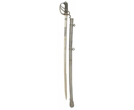William IV 1821 Light Cavalry Pattern Officer’s Sword.A good example, the piped back slight curved 35 inch blade with etched 