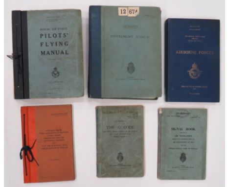 RAF Selection of Various Air Publicationsincluding AP1275 Instrument Manual Including Oxygen Masks &amp; Goggles (some pages 