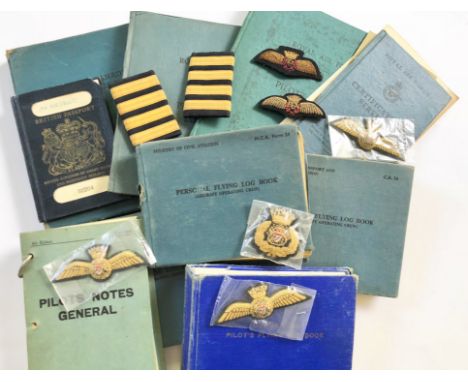 RAF Berlin Airlift Comprehensive Log Book Collection For Transport PilotA large and extensive archive relating to Sgt Alan Ro