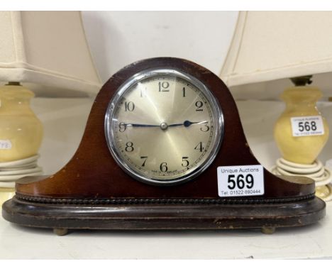 A vintage mantle clock