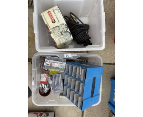 Quantity of tools Including hack saw, screws etc