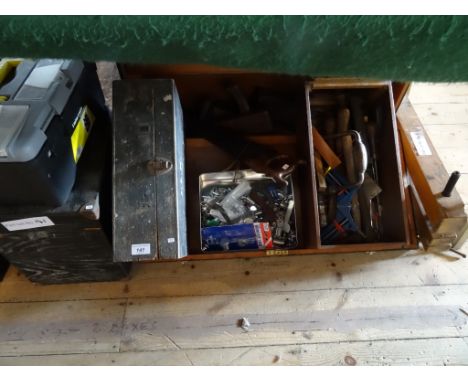 A large collection of mid-20th century and later wood working and other tools.