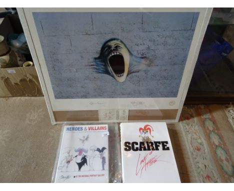 A limited edition Lithographic art print from an original animation cell used in 'Pink Floyd - The Wall' numbered 2585/3850, 