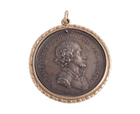  William Shakespeare, silver medal for the Shakespeare Jubilee of 1769 by Westwood of Birmingham,   draped bust of Shakespear