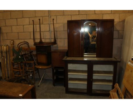 3 Appleby chairs (signed) & quantity of occasional furniture, wardrobe etc