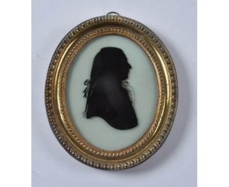 Walter Jorden (fl. 1775-86)   Portrait of a gentleman called Francis Russell, 5th Duke of Bedford (1765-1802)   Silhouette pa