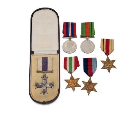 WW2 Military Cross Medal Group, awarded to Lt. Cathal Torquil Hugh Stewart-Richardson 103496 RA. 57 LAA Battery RA, 14 LAA Re
