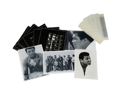 Unpublished Muhammad Ali, boxing sport photographs. Over 200 unpublished black and white photos of Muhammad Ali taken during 