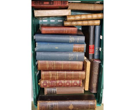 Box of French language books about Africa from the collection of Professor Wilks to include: Cousturier, Lucie; Volume I & II