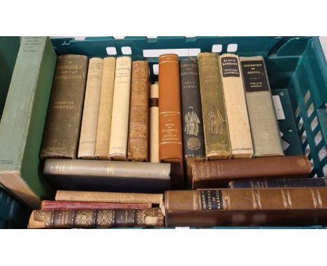 Box of assorted mostly antiquarian books relating to Africa from the collection of Professor Wilks to include; Jackson, James