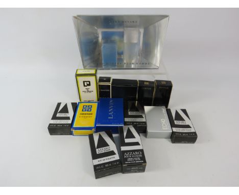 14 Boxed miniature mens fragrances including Givenchy, Paco Rabanne, Chanel etc.