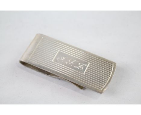 Vintage Mappin &amp; Webb Hallmarked .925 Sterling Silver Gents Money Clip (14g) 657076