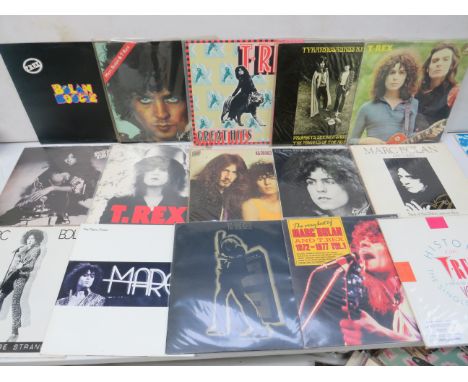 Fifteen Vintage LP Albums by T.Rex &amp; Marc Bolan. See photos. 