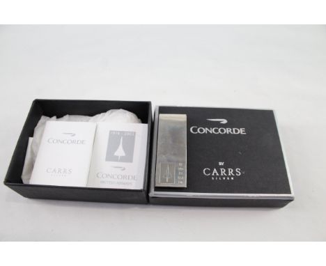 CONCORDE Hallmarked .925 Sterling Silver Gents Money Clip In Original Box (22g) 657154