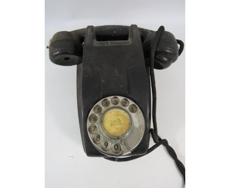 Vintage GPO bakelite telephone, believed to have come from the Steel works in scunthorpe.