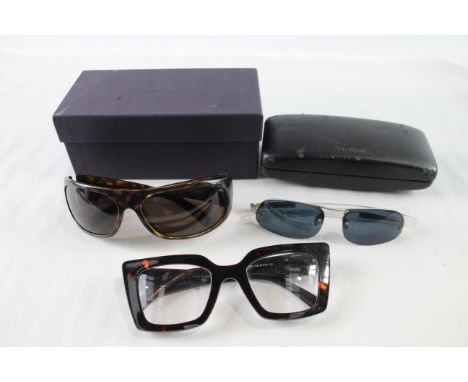 Collection of Designer Sunglasses Inc Prada, Cases. Prescription Frames x 3 441317