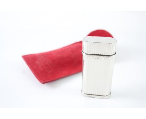 Cartier Paris Silver Plated Pocket Lighter Working 441653