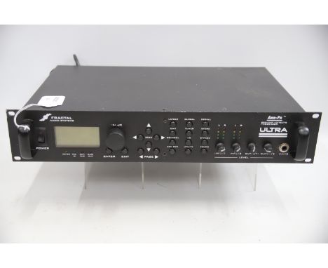 Fractal Audio systems, Axe -FX Pre Amp/Effects Processor. Comes with cord and seems to power up well. In untested condition. 