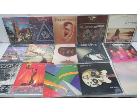 Fifteen Vintage Rock &amp; Pop LP's by Rose Royce, Burn, Pink Floyd,  Deep Purple, Bebop Delux etc. see photos.