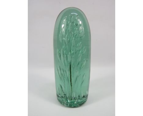 Large Victorian Dump glass paperweight, 7 3/4" tall.