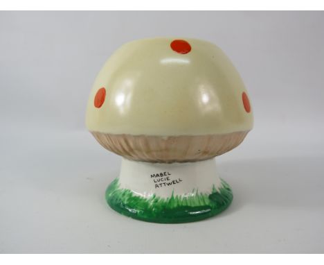 Shelley Mabel Lucie Attwell Boo Boo Mushroom sugar bowl.