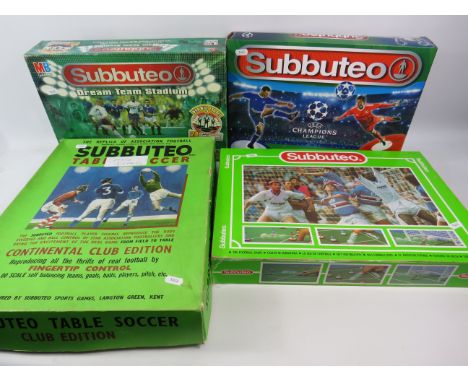 Two Vintage and Two modern Subbuteo sets, see pics.