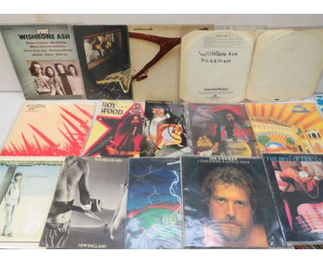 Fifteen Vintage LP Albums by Wishbone Ash,  Wizard, Joe Cocker.  See photos.