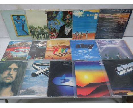 Fifteen Vintage Rock &amp; Pop LP's By Artists such as Boomtown Rats, Santana, Joe Walsh Steely Dan, Mike Oldfield, Sky, see 